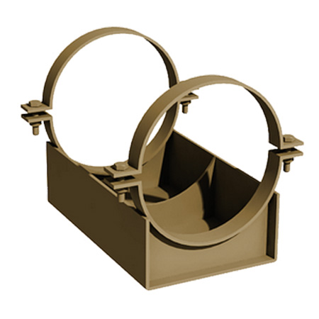 Опоры 313.ТС-008.011 скользящие хомутовые для труб в ППУ изоляции Ду 80 - 600 мм