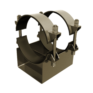 Опоры ТС-627.00.00  серия 5.903-13 выпуск 8-95 бугельного типа скользящие, с двумя бугелями 