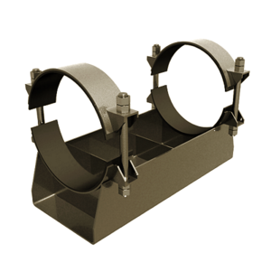 Опоры ТС-627.00.00  серия 5.903-13 выпуск 8-95 бугельного типа скользящие, с двумя бугелями, удлиненные 