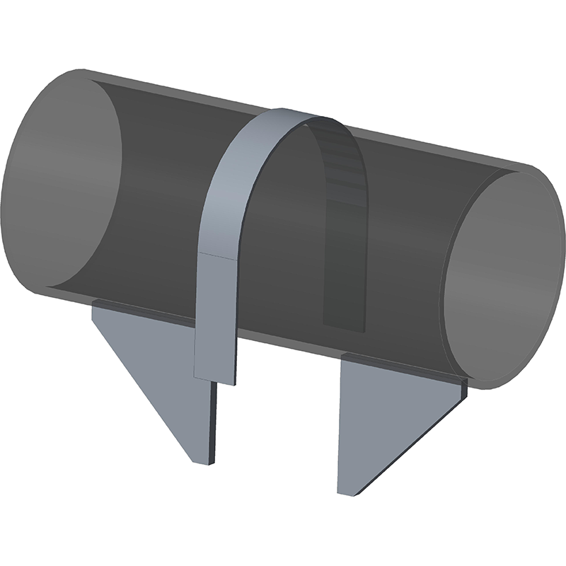 Опоры ТС-659.00.00  серии 5.903-13 выпуск 7-95 хомутовые неподвижные 