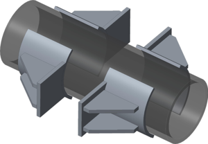 Опоры ТС-662.00.00  серия 5.903-13 выпуск 7-95 двухупорные неподвижные усиленные 