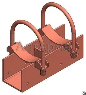 Опоры   ОПХ3 ГОСТ 14911-82 ОСТ 36-94-83 подвижные хомутовые
