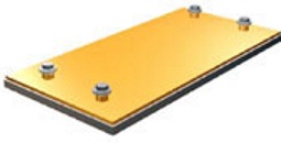 Плиты  Т43.00 серия 4.903-10 выпуск 5 опорные с диэлектрической прокладкой