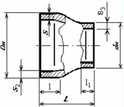 Переходы концентрические ОСТ 34.10.422–90