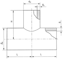 Тройники сварные ТУ 1469-006-04606975-00